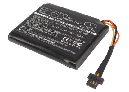 3.7V, 1020mAh, Li-ion Battery fits Tomtom, 4en6.001.02, 4en62, 3.774Wh