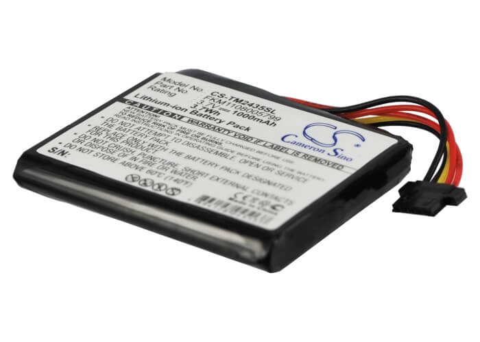 3.7V, 1000mAh, Li-ion Battery fits Tomtom, 1ct4.019.03, 4cq01, 3.7Wh