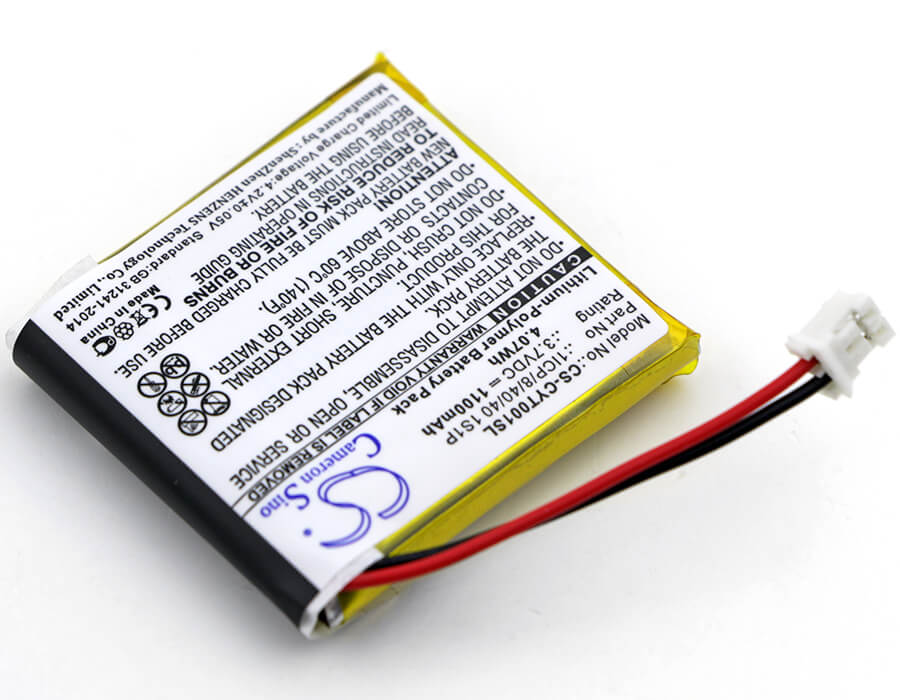 3.7V, 1100mAh, Li-Polymer Battery fits Coyote, Plus, 4.07Wh