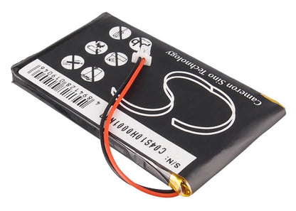 3.7V, 1250mAh, Li-Polymer Battery fits Navgear, Streetmate Gp-43, 4.625Wh
