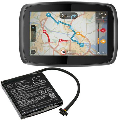 3.7V, 700mAh, Li-ion Battery fits Tomtom, 4fb40, Go 400 4.3" Satnav, 2.59Wh