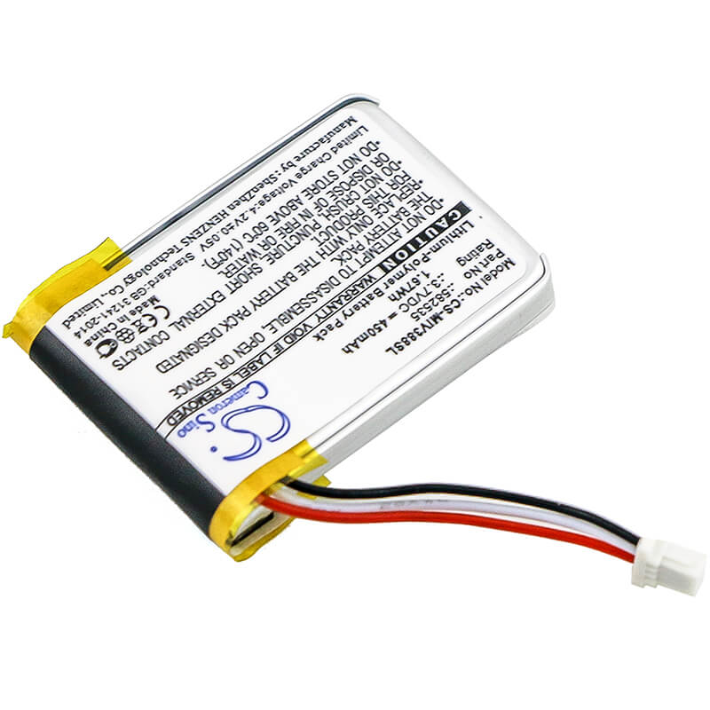 Gps, Navigator 3.7V, 450mAh, Li-Polymer Battery fits Whistler, Wp7, Wp7 Pro Sp7, 1.665Wh