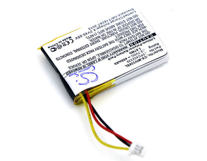 3.7V, 450mAh, Li-Polymer Battery fits Papago, F210, 1.665Wh