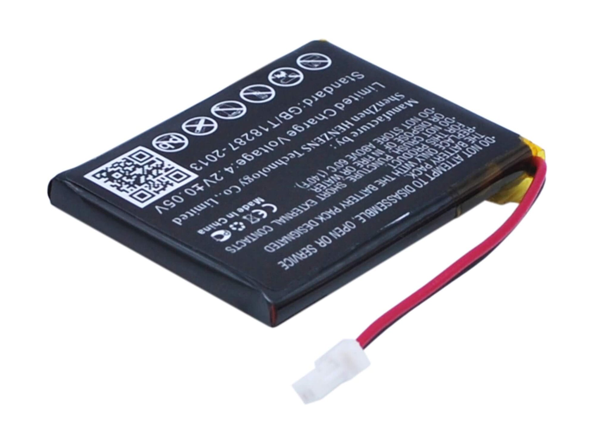 3.7V, 280mAh, Li-Polymer Battery fits Golf Buddy, Dsc-gb750, Dsc-gb900, 1.036Wh