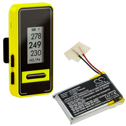3.7V, 330mAh, Li-Polymer Battery fits Izzo, A44040, Swami Voice Clip, 1.221Wh