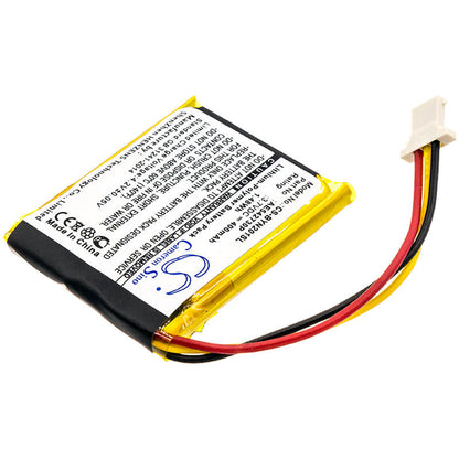 3.7V, 400mAh, Li-Polymer Battery fits Bushnell, 368224, Neo Ghost, 1.48Wh