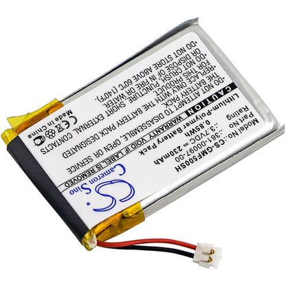 Gps, Navigator 3.7V, 230mAh, Li-Polymer Battery fits Garmin, Approach S60, Fenix 5, 0.851Wh