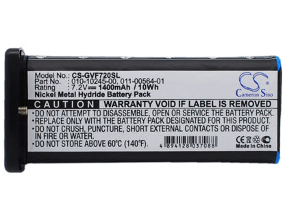 7.2V, 1400mAh, Ni-MH Battery fits Garmin, Vhf 720, Vhf 725, 10.08Wh