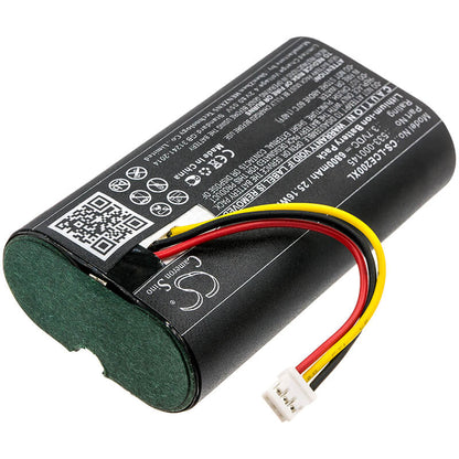 3.7V, 6800mAh, Li-ion Battery fits Logitech, 861-000066, Circle 2, 25.16Wh