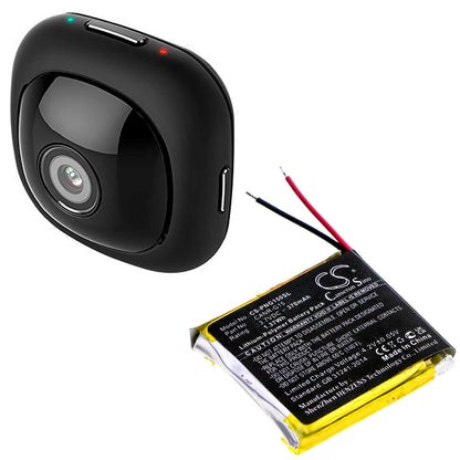 3.7V, 370mAh, Li-Polymer Battery fits Plutour, Canr-g15, Lifecam, 1.369Wh