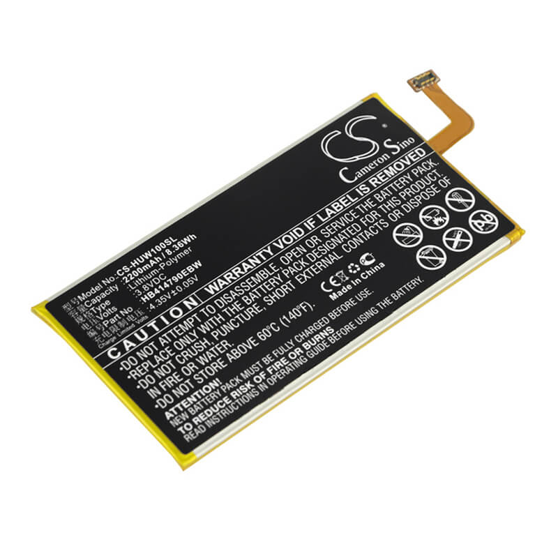 3.8V, 2200mAh, Li-Polymer Battery fits Huawei, Speed Wi-fi Next W01, Speed Wi-fi Next W02, 8.36Wh