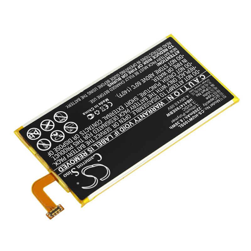 3.8V, 2200mAh, Li-Polymer Battery fits Huawei, Speed Wi-fi Next W01, Speed Wi-fi Next W02, 8.36Wh