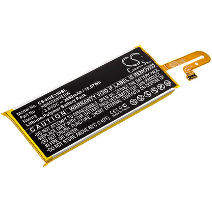3.8V, 2650mAh, Li-Polymer Battery fits Huawei, Hwd35, Speed Wi-fi Next W04, 10.07Wh