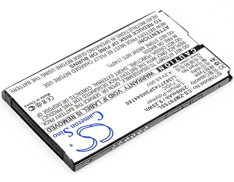 3.7V, 2500mAh, Li-Polymer Battery fits Softbank, Pocket Wifi 303zt, 9.25Wh