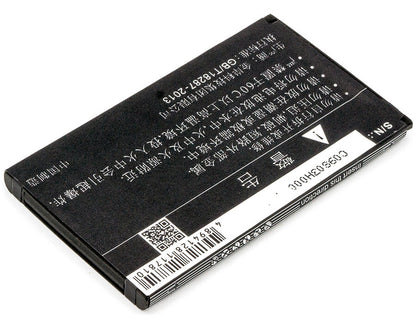 3.7V, 2500mAh, Li-Polymer Battery fits Softbank, Pocket Wifi 303zt, 9.25Wh