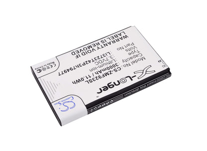 3.7V, 3000mAh, Li-Polymer Battery fits At&t, Velocity 4g Lte, 11.1Wh