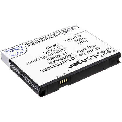 3.7V, 5000mAh, Li-Polymer Battery fits Netgear, Mr1100, Nighthawk M1, 18.5Wh