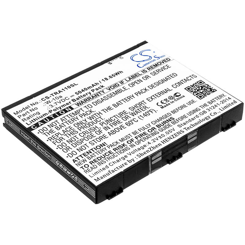 3.7V, 5040mAh, Li-Polymer Battery fits Telstra, Mr2100, Nighthawk M2, 18.648Wh