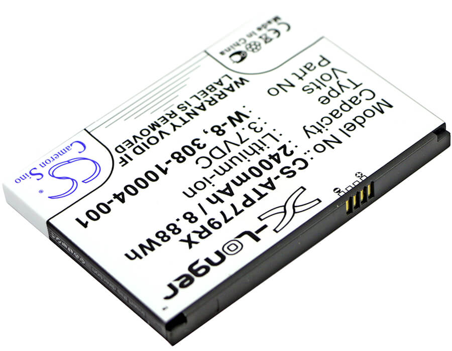 3.7V, 2400mAh, Li-ion Battery fits At&t, Ac779s, Aircard 779s, 8.88Wh
