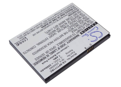 3.7V, 2000mAh, Li-ion Battery fits Sprint, Aircard 770s, Aircard 771s, 7.4Wh