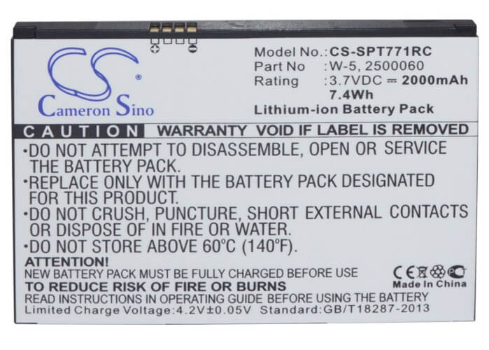 3.7V, 2000mAh, Li-ion Battery fits Netgear, Aircard 782s, 7.4Wh