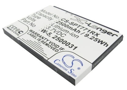 3.7V, 2500mAh, Li-ion Battery fits Netgear, Aircard 782s, 9.25Wh