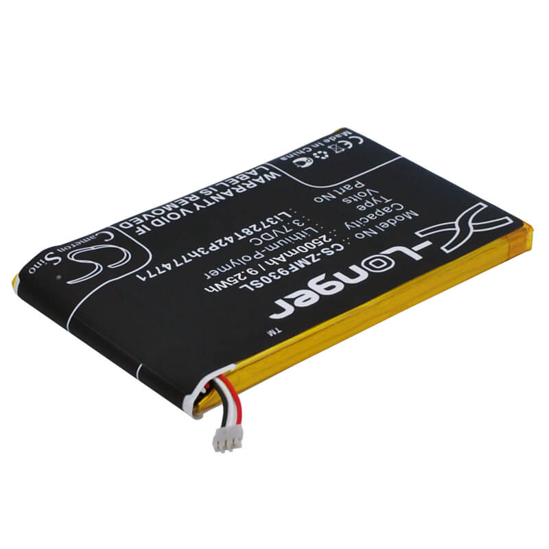 3.7V, 2500mAh, Li-Polymer Battery fits Vodafone, R212, 9.25Wh