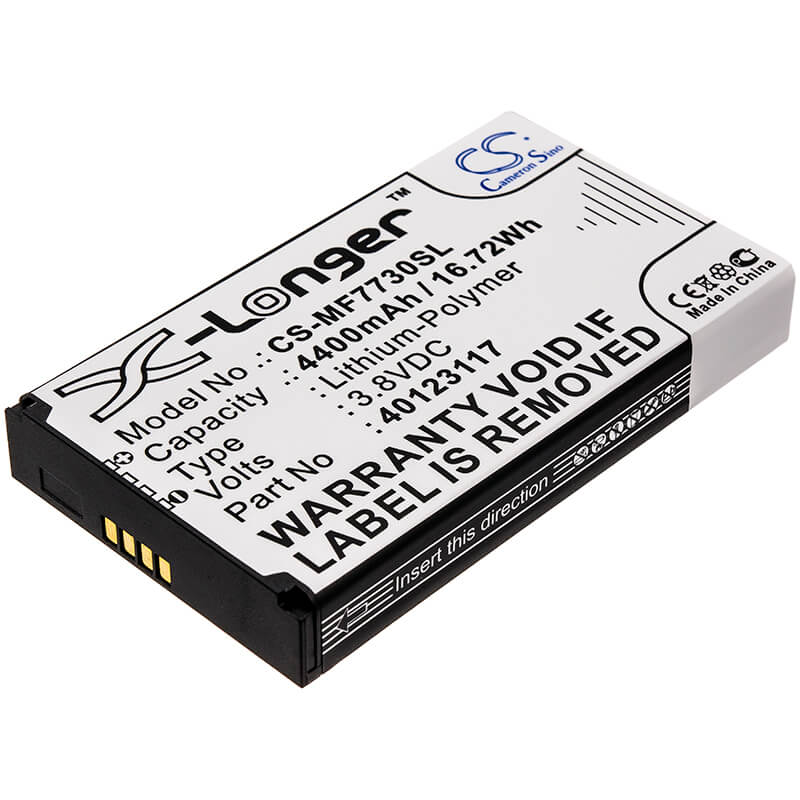 3.8V, 4400mAh, Li-Polymer Battery fits Novatel Wireless, Jetpack 4g Lte, Jetpack Mifi 7730l, 16.72Wh