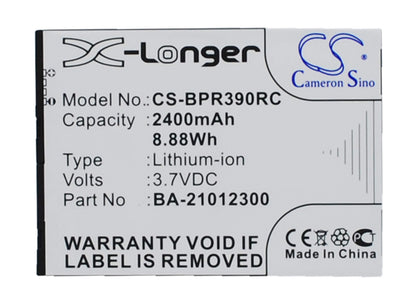 3.7V, 2400mAh, Li-ion Battery fits Bandrich, Bandluxe Pr39, 8.88Wh