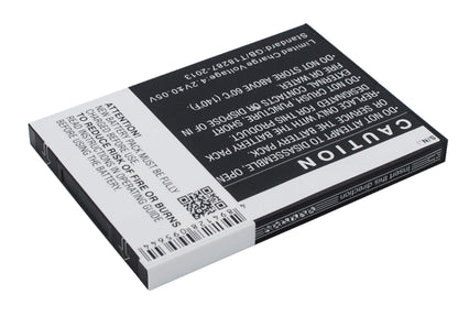 3.7V, 2400mAh, Li-ion Battery fits Bandrich, Bandluxe Pr39, 8.88Wh