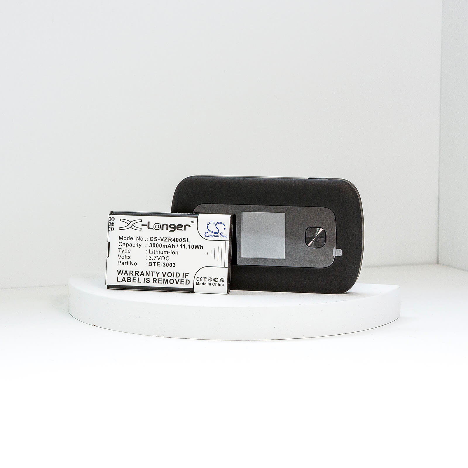 3.7V, 3000mAh, Li-ion Battery fits Orbic, Orb400lb, Rc400l, 11.1Wh