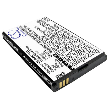 3.7V, 1840mAh, Li-ion Battery fits Moxee, K779, K779hsdg_p, 6.808Wh