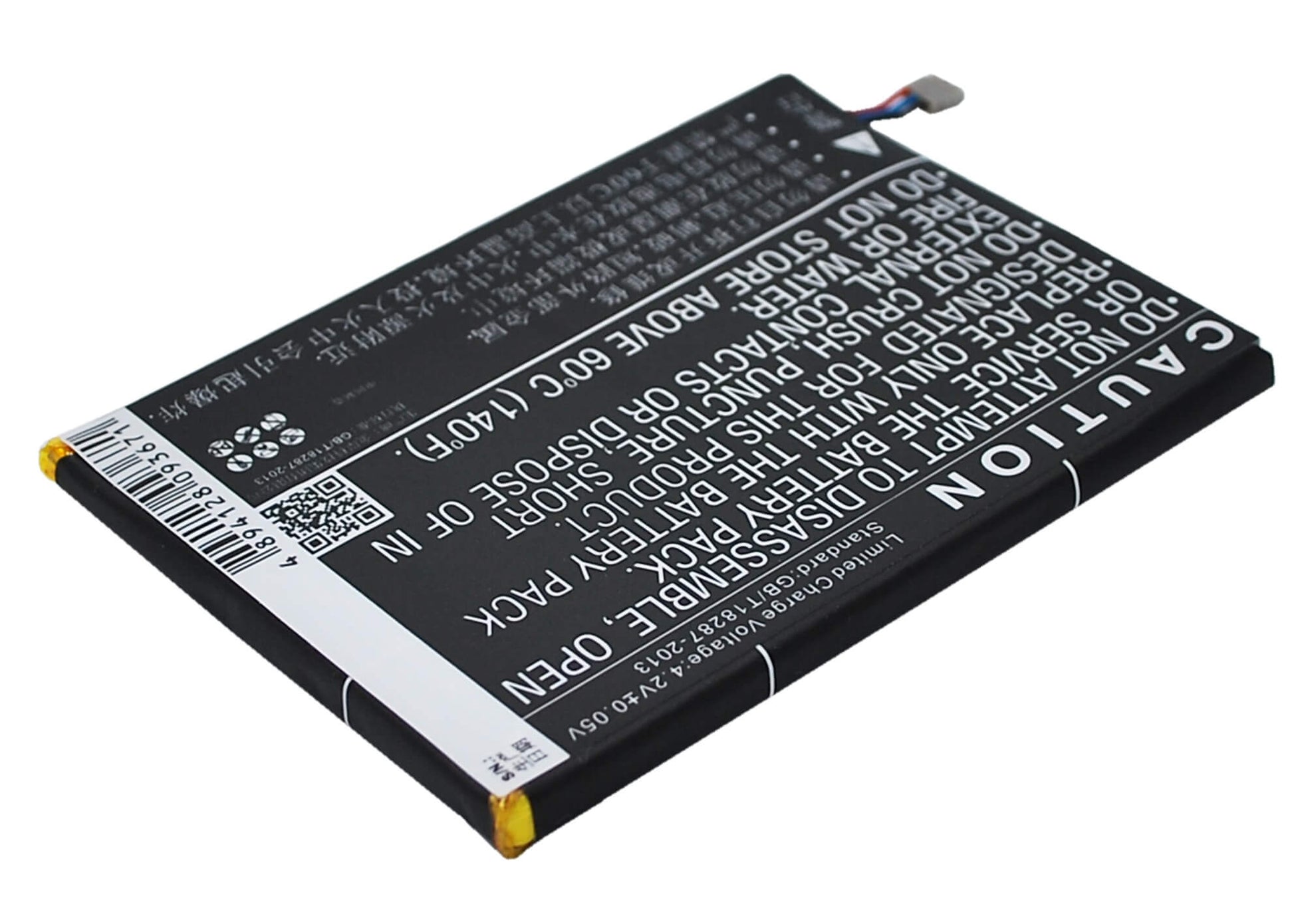 Hotspot 3.8V, 2300mAh, Li-Polymer Battery fits Zte, Grand S Flex, Mf910, 8.74Wh