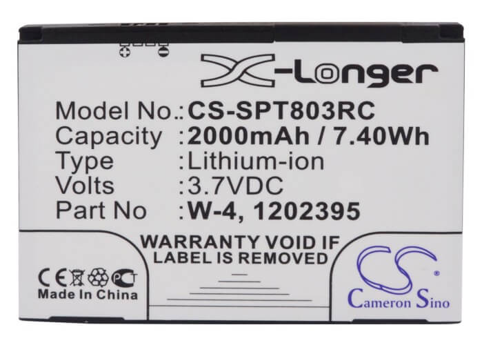 3.7V, 2000mAh, Li-ion Battery fits Sierra Wireless, 803s 4g Lte, Aircard 803s, 7.4Wh