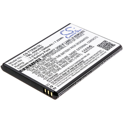 3.8V, 1900mAh, Li-ion Battery fits Tp-link, M7350, M7350 Ver 2, 7.22Wh