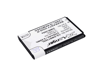 3.7V, 2350mAh, Li-ion Battery fits D-link, Dwr-720, Dwr-720 B1, 8.695Wh