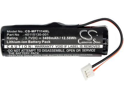 3.7V, 3400mAh, Li-ion Battery fits Novatel Wireless, 4g Router, Sa 2100, 12.58Wh