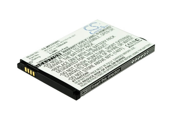 3.7V, 1350mAh, Li-ion Battery fits Verizon, Hotspot 2235, Hotspot 2372, 4.995Wh