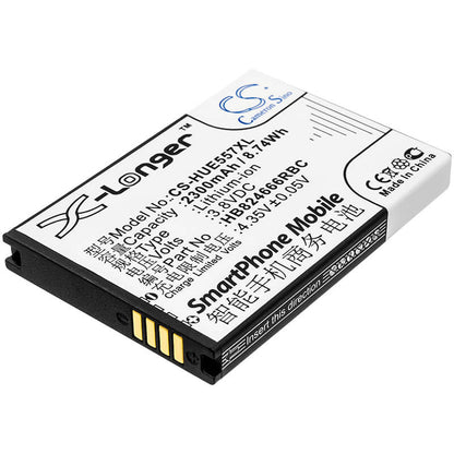 3.8V, 2300mAh, Li-ion Battery fits Huawei, 501hw, 502hw, 8.74Wh