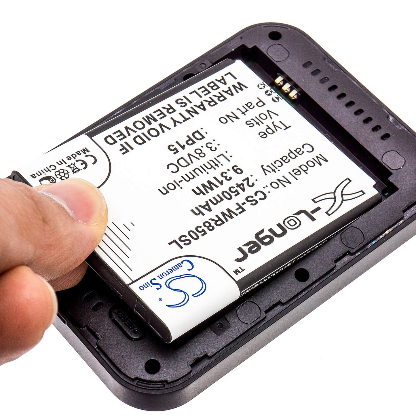 3.8V, 2450mAh, Li-ion Battery fits T-mobile, Dp15, R717, 9.31Wh