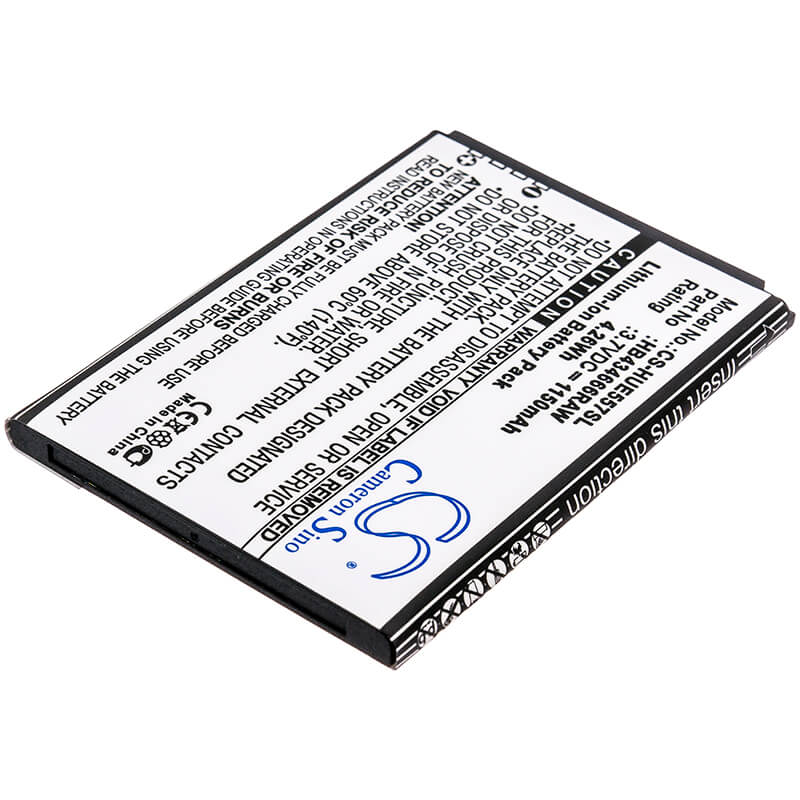 3.7V, 1150mAh, Li-ion Battery fits Huawei, E5573, E5573-856, 4.255Wh