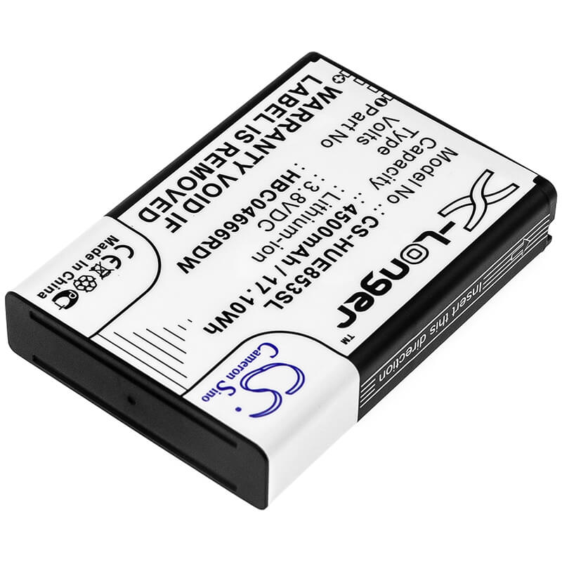 3.8V, 4500mAh, Li-ion Battery fits Huawei, E55735-852, E55735-853, 17.1Wh