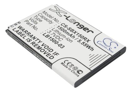 3.7V, 1500mAh, Li-ion Battery fits I-mo, Pocket Wifi C01hw, 5.55Wh