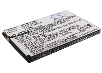 3.7V, 1100mAh, Li-ion Battery fits Novatel Wireless, Mifi 2352, Mifi 2372, 4.07Wh