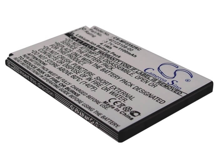3.7V, 1100mAh, Li-ion Battery fits Bell, Mifi 2372, 4.07Wh