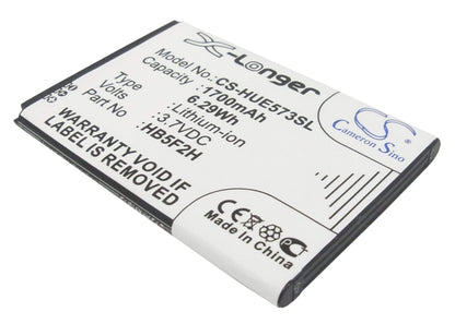 3.7V, 1700mAh, Li-ion Battery fits Huawei, E5330, E5330bs-2, 6.29Wh