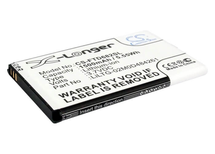 3.7V, 1500mAh, Li-ion Battery fits Feetong, D8628, Zw-100, 5.55Wh