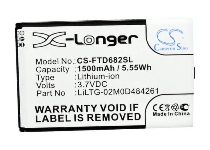 3.7V, 1500mAh, Li-ion Battery fits Feetong, D8628, Zw-100, 5.55Wh