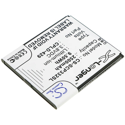 3.8V, 2500mAh, Li-ion Battery fits Sprint, Cp332a, Surf Wifi Hotspot 4g, 9.5Wh