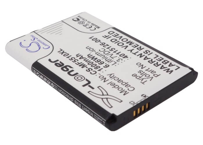 3.7V, 1800mAh, Li-ion Battery fits Novatel Wireless, Mifi 500 Lte, Mifi 5510, 6.66Wh